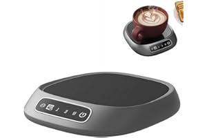 Coffee Mug Warmer,USB Rechargeable Fast Heating Electric Cup Warmer for Desk Travel,3Temperature Settings with Auto Shut Off 