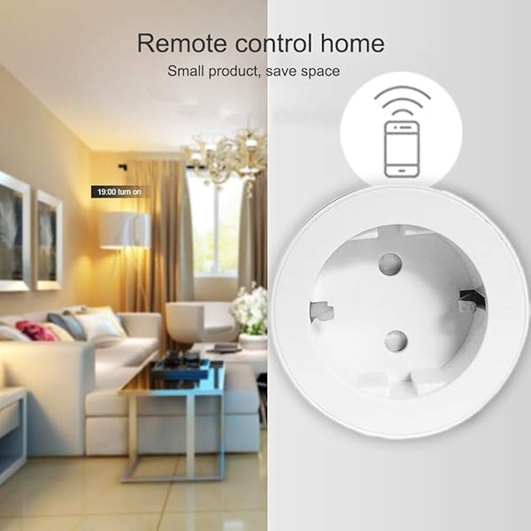 Enchufe InteligenteLadron Enchufes toma WiFi Smart Home con control remoto y control por voz funciona con alexa echo Echo Show puede ser controlado por aplicaciones como Kasa y Google Assistant