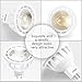 MR16 LED Light Bulbs YWTESCH 50W Halogen Bulbs Equivalent, GU5.3 LED Lights Warm White 2700K, 12V 5W 450lm, 40°Beam Angle, Non-Dimmable, 6 Pack