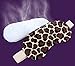Heated Microwavable Eye Mask by FOMI Care | Lavender Scented, Reusable, Compress for Migraines, Dry Eyes, Headaches, and Sinus Relief | Soothing Moist Heat Wrap (Leapord)