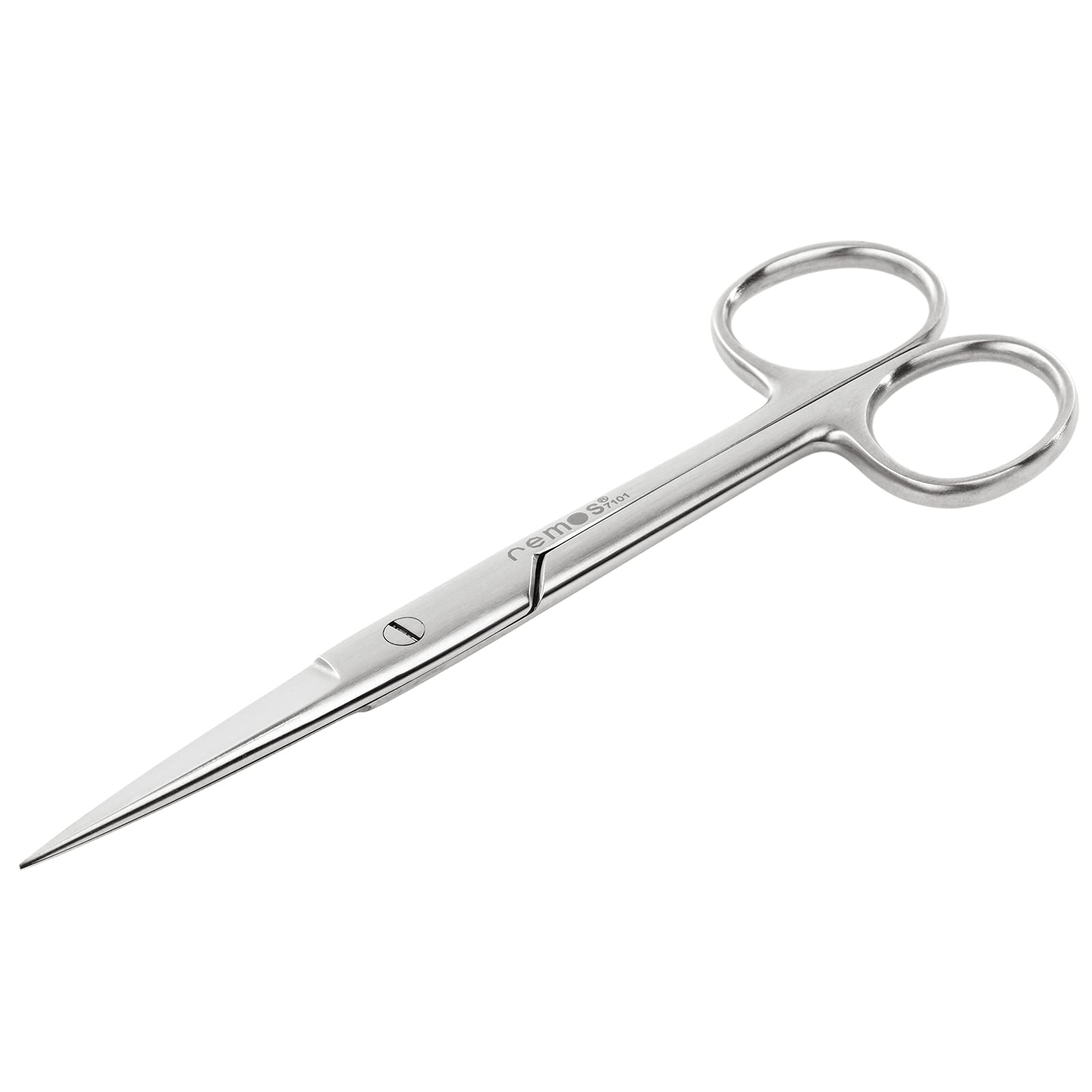 REMOS Household Scissors, Universal Scissors, Pointed, Straight Cutting Edge, 14.5 cm, Stainless Steel
