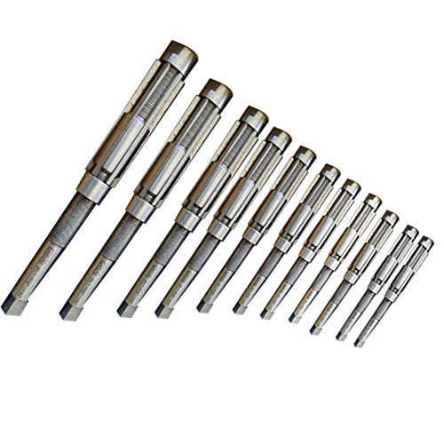 image for WFLNHB 11 Set High Speed Steel Adjustable Hand Reamers, H4-H14, 15/32
