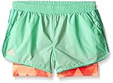 adidas Performance Girls Club Trend Shorts, Bright Green, Small