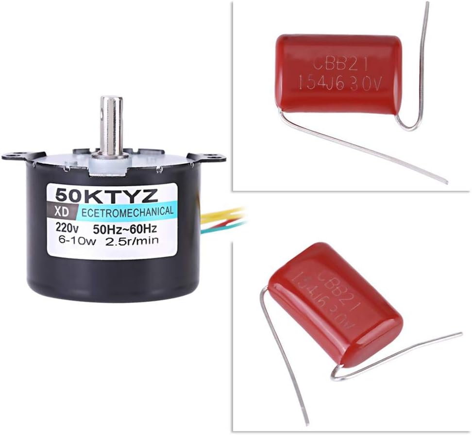 Synchronous Motor,Permanent Magnet Motor 220V AC Motor 50KTYZ Mainly Used in Instrument Automation (1#): Home & Kitchen