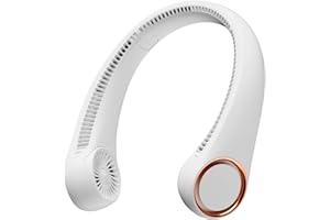 Gaiatop Portable Neck Fan Rechargeable, Hands-Free Cooling, 23.5hrs Runtime, Battery Powered Personal Fan Ventilateur de Cou,