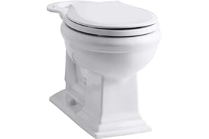 Kohler K-4387-0 Memoirs Comfort Height Round Front Toilet Bowl, White