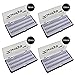 Kurtzy 240 Pcs Individual Eyelash Extensions (4 Pack) - 8, 10, 12 and 14mm Mixed Length - Short and Long False Cluster Eyelashes for Curl, Length, Volume and Thickness - for Natural & Dramatic Looks