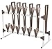 STORAGE MANIAC Shoe and Boot Organizer, Space Saving Shoe Rack for Shoes and Boots, Light Brown