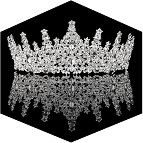 Amazon.com: Gold Crown for Women Crystal Princess Tiaras 