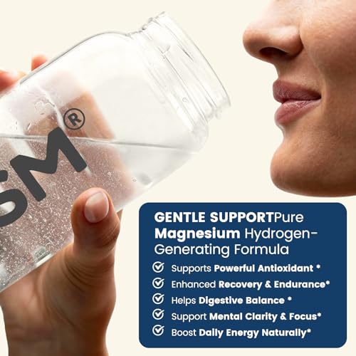 Nuism Hydrogen Water Tablets with Magnesium,Hydrogen Tablets for Drinking Water,Antioxidant and Cellular Health Support, H2 Molecular Tabs,90 Tablets