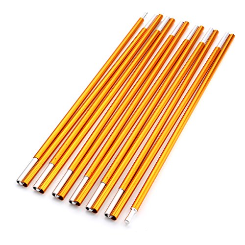 Winnerbe 13 Sections 4.5M Aluminum Alloy Folding Tent Pole Lightweight Rod Tent Accessories 9.5mm