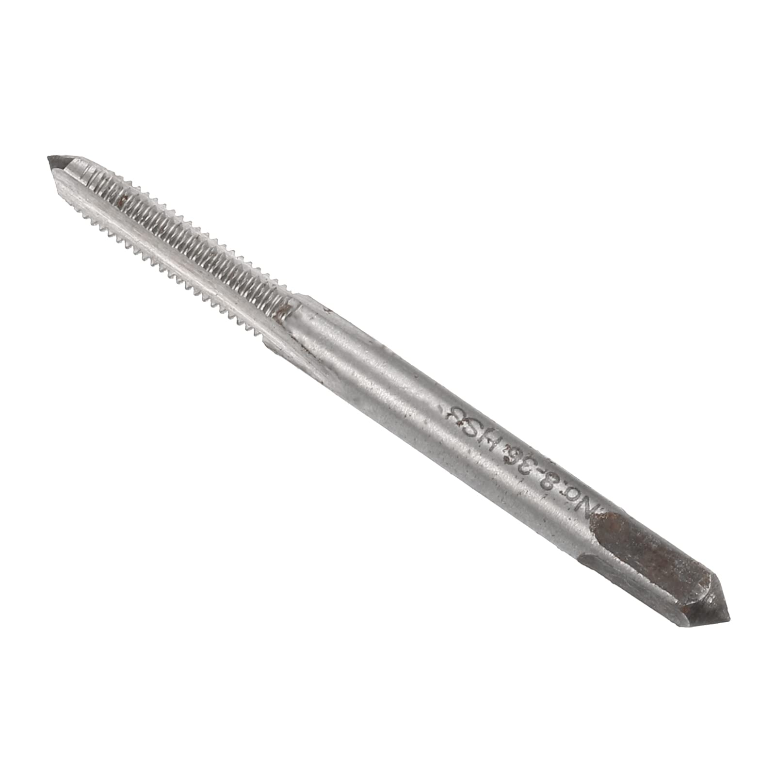 CoCud Thread Milling Taps, 8#-36 UNF Thread 2B, High Speed Steel Machine 3 Straight Flutes Screw Threading Tool - (Applications: for Tapping Drilling Machine), 1-Piece