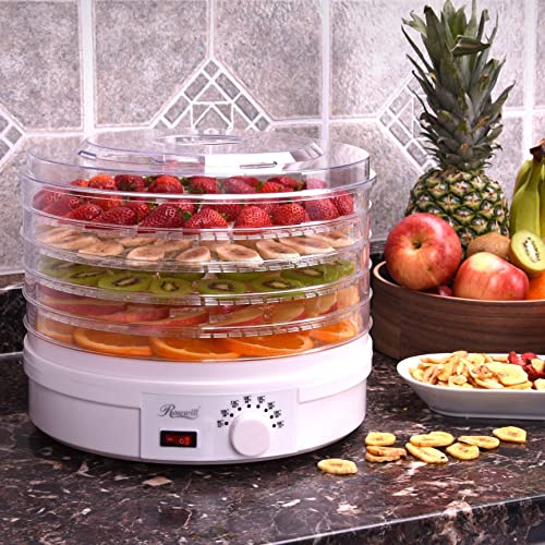 Rosewill Countertop Portable Electric Machine Food Fruit Dehydrator on