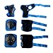 Kids Sport Protective Gear Set, Helmet and Pads of Wrist, Elbow, Knee, for Bike Skateboard Skate Scooter (Blue)