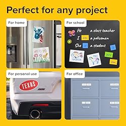 Magnetic Sheets with Adhesive Backing - 5 PCs each