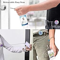 Retractable ID Badge Holder,Nurse Badge Reels with