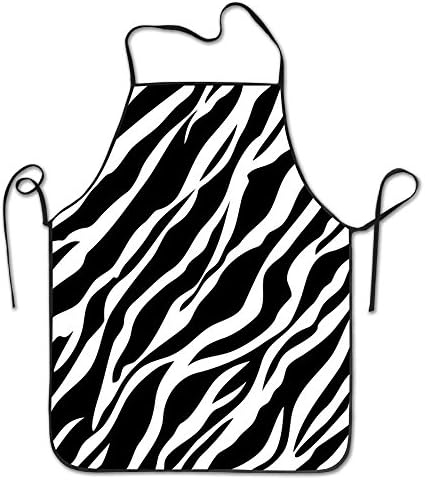 Fabulous Zebra Pattern Personalized Aprons Chef Apron For Women Men Girl Kids Gifts Kitchen Decorations