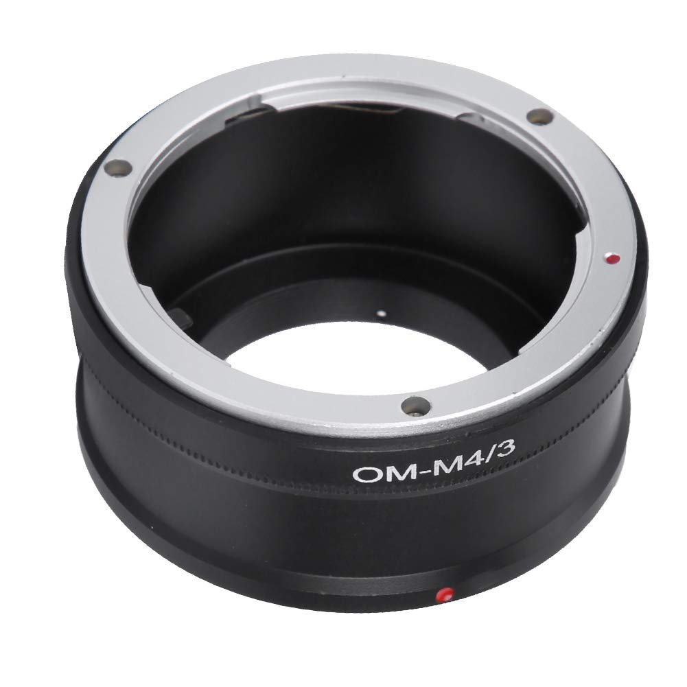 Goshyda OM-M4/3 Metal Lens Adapter Ring for OM Mount Lens to Fit for Olympus M4/3 Mirrorless Camera,alloy material,for OM mount lens