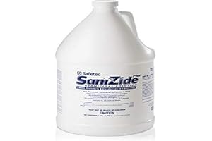 Safetec 34815 SaniZide Plus Germicidal Solution, 1 gal, Plastic Bottle