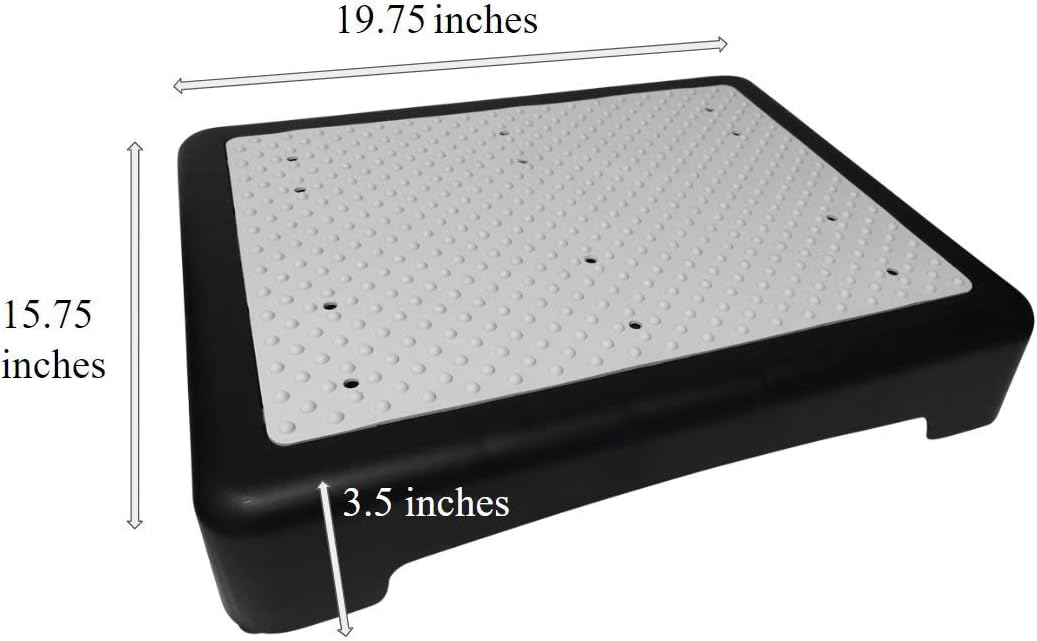 Evelots Mobility Half Step-Indoor-Outdoor-Sturdy-Lightweight-NonSlip-Large Size: Health & Personal Care