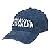 Brooklyn Embroidered Washed Cap - Navy OSFM