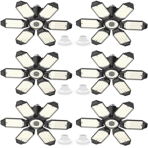 Led Garage Lights Bulb 6 Pack 200W Super Bright Ceiling Led Shop