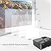Projector, BARZAA Video Projector 4200Lux, Full HD Projector, LED Home Theater Projector Support 1080P 2HDMI 2USB VGA AV Headphone Jack, Compatible Laptop chromecast DVD PS4 Amazon Fire TV Stickthumb 3