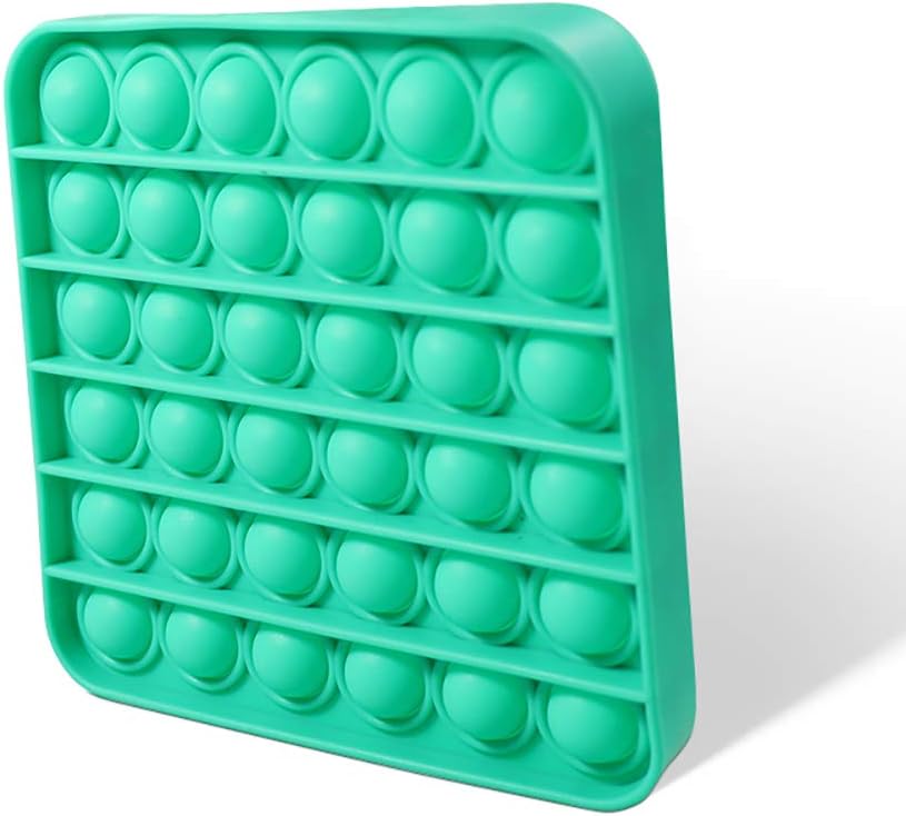 OCACA Fidget Pop Up Toys, Pop Up It Push Bubble Sensory Toys to Relieve Stress & Anxiety for Special Education School Supplies, Kids and Adults (Green, Square) : Office Products