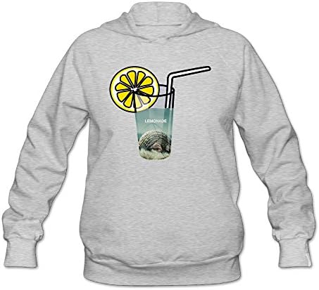 PHOEB Womens Sportswear Drawstring Hoodies Outwear Jacket,Lemonade Ash Small