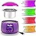 【46 in 1】 Wax Warmer - KasStar Waxing Kit Hair Removal for Rapid Waxing of All Body with 4 Scents Hard Wax Beans 30 Wax Applicator Spatula Sticks 5 Protective Collars 3 Small Bowls and SPECIAL GIFT