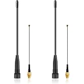 Meshtastic 915MHz LoRa Whip Antenna 10dBi Gain, 17cm Long Range SMA Male Omni Antenna (2 Sets), Slinkdsco
