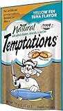 TEMPTATIONS Natural Treats for Cats Yellowfin Tuna Flavor 2.47 Ounces (Pack of 12)