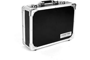 GHOSTFIRE Guitar Multi Effect Pedal Case14x9.8x4.2in ，with Pedal Mounting Tape Fastener，Sturdy Locking Aluminum ，T Series T-E