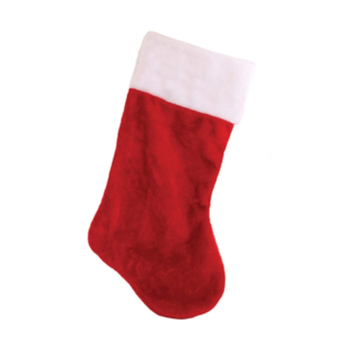 Top Sale Plush Christmas Stocking – Jumbo Red & White Velvet Effect Christmas Stocking 27 x 60 cm | Large Traditional Xmas Stocking for Gifts, Decorations, Fireplace Mantel & Holiday Displays