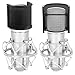 eBerry Microphone Pop Filter, U Shape Mask Metal Mesh and Foam Double Layer Mic Windscreen for Studio Microphone