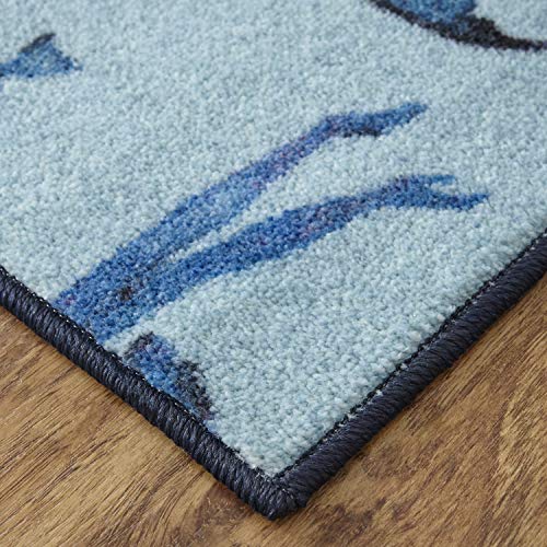 Mohawk-Home-Prismatic-Medium-Blue-Mermaid-Tales-Nautical-Printed-Contemporary-Kids-Area-Rug-5x8 Mohawk Home Prismatic Medium Blue Mermaid Tales Nautical Printed Contemporary Kids Area Rug, 5'x8'