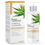 InstaNatural Vitamin C Facial Cleanser - Anti Aging, Breakout & Wrinkle Reducing Face Wash for Clear & Reduced Pores - With Organic & Natural Ingredients - For Oily, Dry & Sensitive Skin - 6.7 OZ