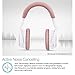Naztech i9 Bluetooth Wireless Active Noise Cancelling Headphones with Memory Foam Earpads & High-definition Sound for Home / Office / TV + Travel Case & Airplane Adapter [Rose Gold] -13797
