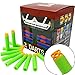 EKIND 200 Pcs Waffles Darts Refill Pack Foam Bullet Compatible for NERF N-Strike Series Blaster (Green)