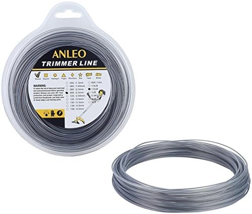 ANLEO 1PCS Professional Grade Double Color Round 1/2-Pound Blister Package Trimmer Line Brushcutter Accessories (.095-Inch Diameter)