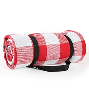 Simpeak Picknickdeken met waterdichte achterkant 150x200cm XL, draagbare opvouwbare grote strandmat picnicware voor…