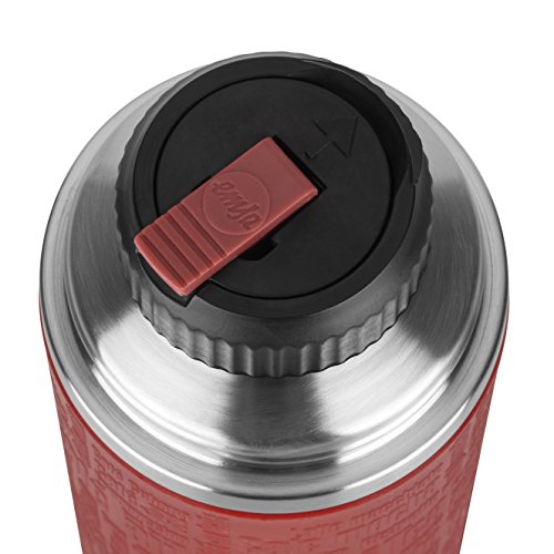 Emsa 515715 Senator Manschette Isolierflasche, Mobil genieÃen, 1,0 L, Safe Loc Verschluss, rot – Bild 5