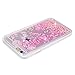 ZSTVIVA Case Cover Replacement for iPhone 6, iPhone 6S, Cute Unicorn Glitter Liquid Cover Protective Bumper Defender Skin for Pink Quicksand Bling Sparkle Shiny Flowing Love Heart TPU Layer Case