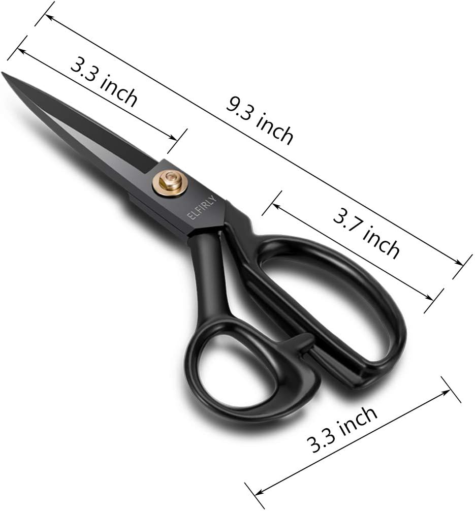 Elfirly Sewing Scissors Heavy Duty Fabric Scissors Professional