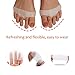 Metatarsal Pads (3 Pairs), Gentee Breathable Ball of Foot Pain Relief Cushions, Soft Gel Forefoot Pads Protect Callus Blisters with Air Circulation for Men and Women