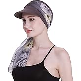 Newsboy Cap for Women Chemo Headwear with Scarfs Hair Loss Available All Year