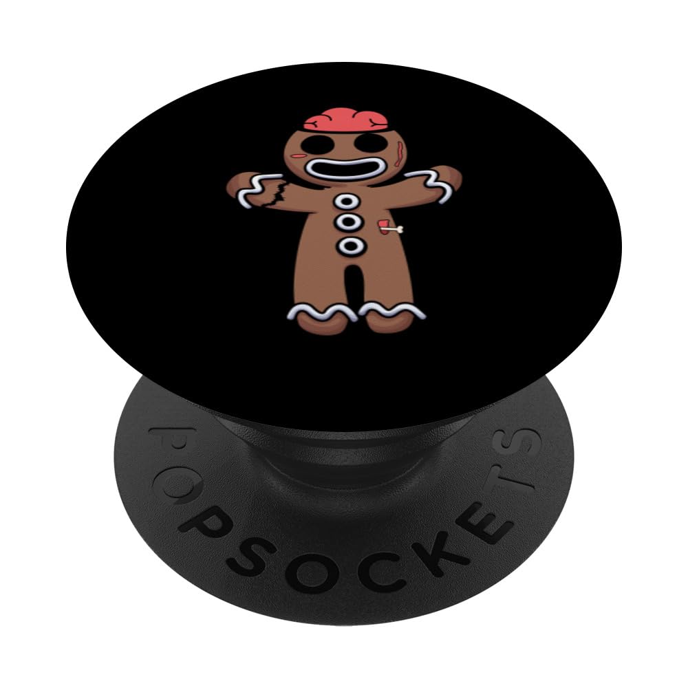 Zombie Gingerbread Santa Christmas Family X-Mas Ugly X-Mas PopSockets Swappable PopGrip