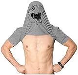 Mens Ask Me About My Trex T-shirt Funny Cool Dinosaur Trex Flip Shirt Novelty Tees (grey) M