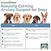 Ample Nutrition Naturally Calm Anxiety Support Chews for Dogs, 100ct + eBook