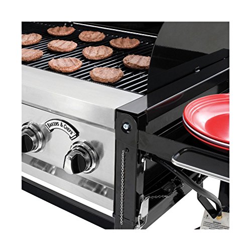 RANKAM Commercial LP Gas Portable 8Burner Event BBQ Grill w/PVC Fitted